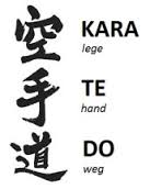 karate-do in kanji + betekenis